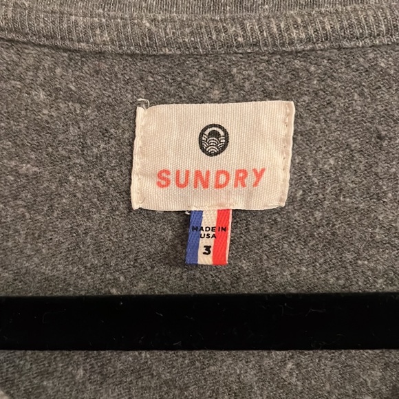 SUNDRY “Bonjour Winter” Sweatshirt - Picture 6 of 7